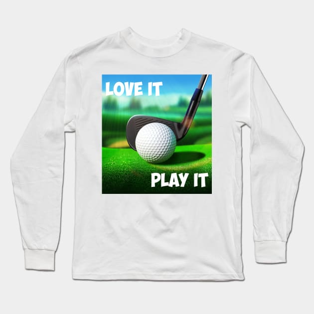 Love golf, play golf Long Sleeve T-Shirt by Mkt design